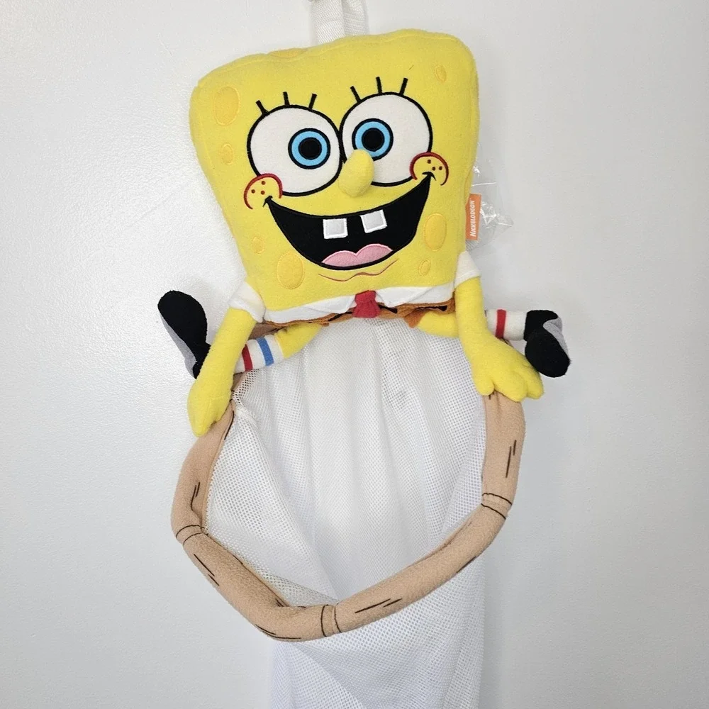 Vintage 2004 SpongeBob SquarePants Plush Over the Door Hanging Clothing Hamper